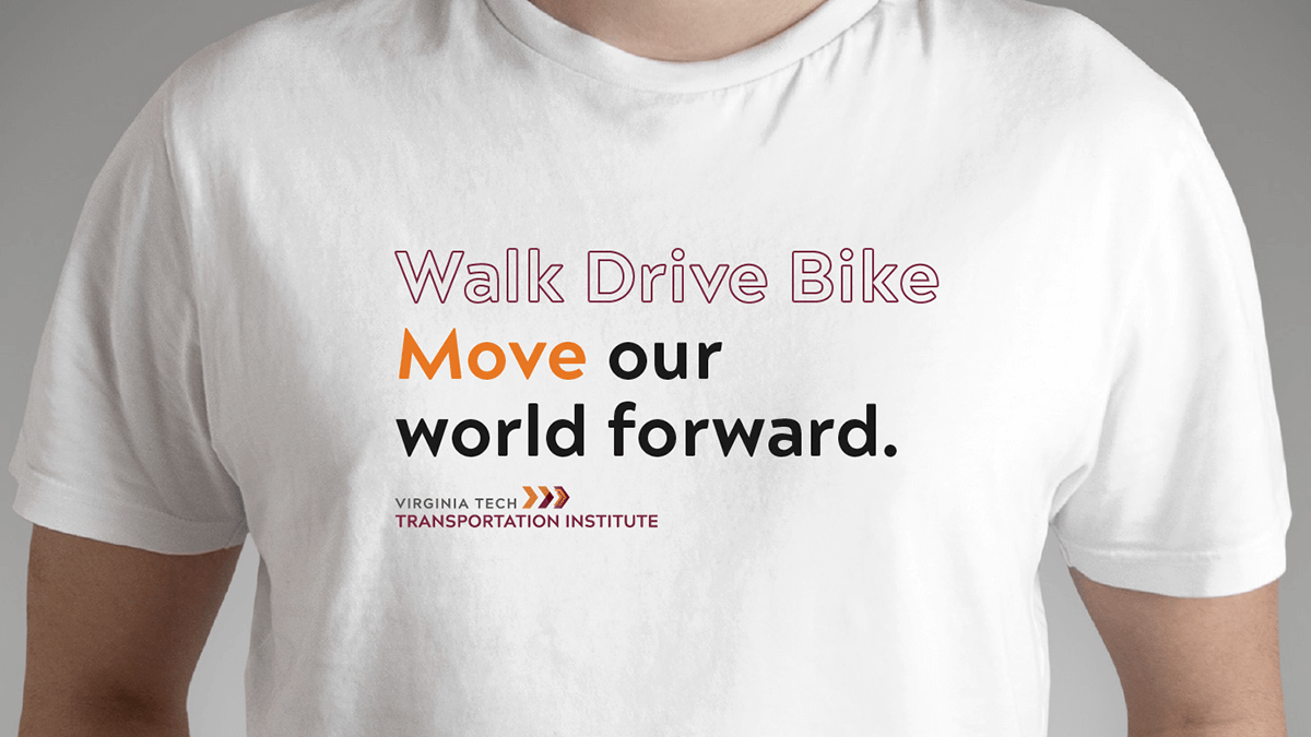 A t-shirt that says move our world forward